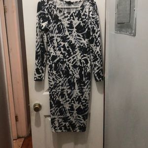 Long sleeve midi dress